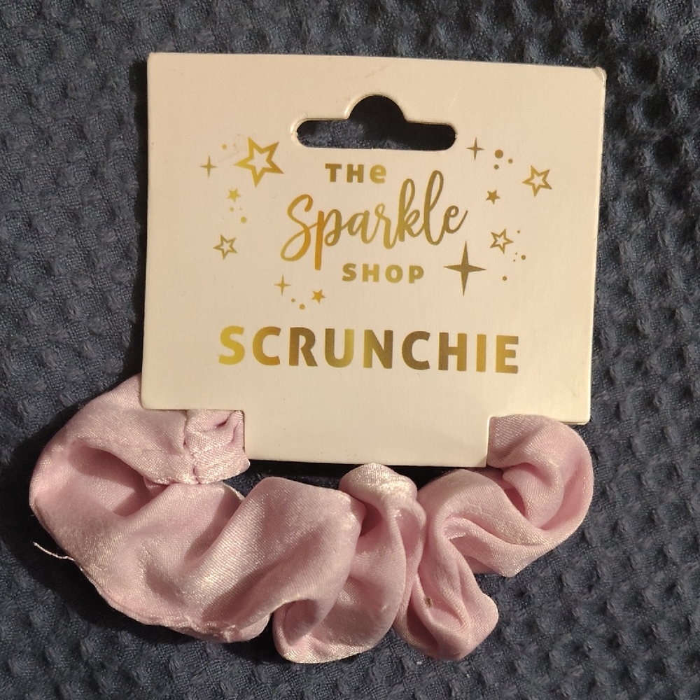 The Sparkle Shop Pink Scrunchie